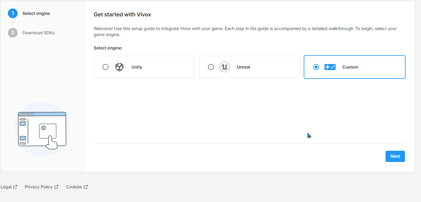 Ativando chat por voz com Unity Gaming Services